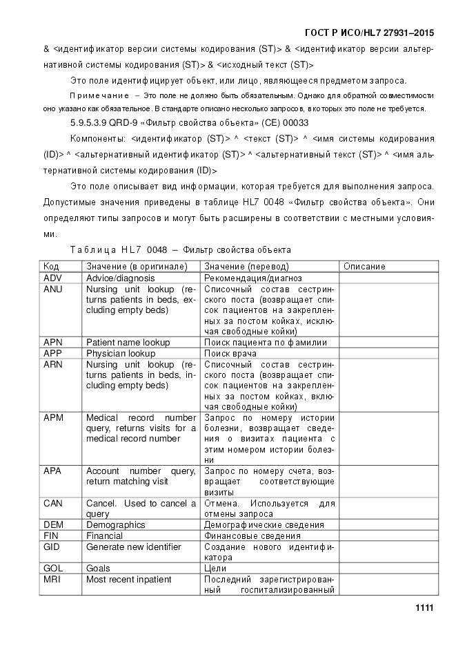 ГОСТ Р ИСО/HL 7 27931-2015, страница 1118